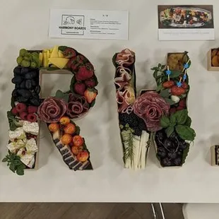 Letter grazing boards