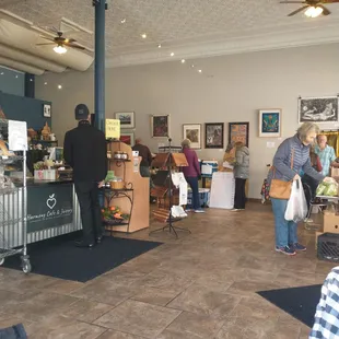 Winter market at Harmony Cafe