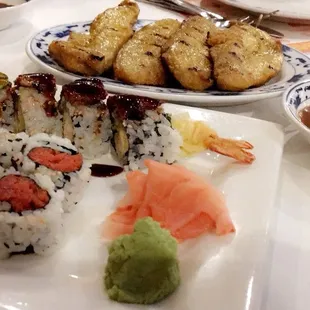 sushi, sushi and sashimi, sashimi, food