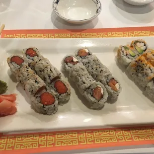 sushi, sushi and sashimi, food, sashimi