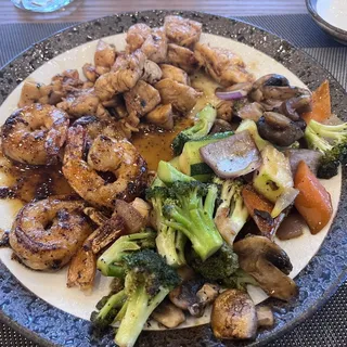 Hibachi Chicken and Shrimp Combo