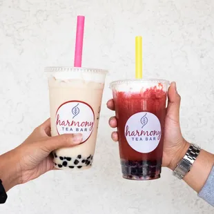 chai + strawberry jasmine