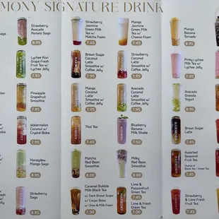 menu, sushi and sashimi