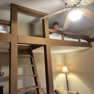 My son LOVES the loft beds in the Wyatt Earp