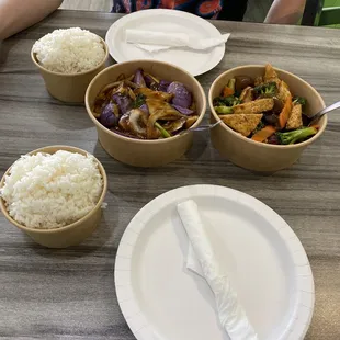 Eggplant With Garlic Sauce  and Braised Bean Curd