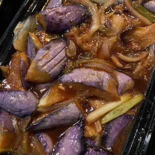 Eggplant With Garlic Sauce