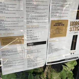Their menu