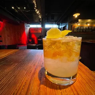 Signature cocktail the &quot;Record Store&quot;