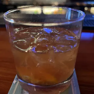 Old Fashioned made with George Dickel Rye.