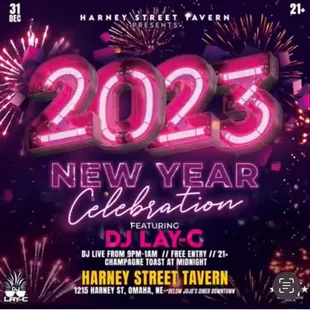new year celebration flyer