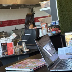 sushi and sashimi, interior