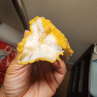 U undercooked catfish with the slime still in it!