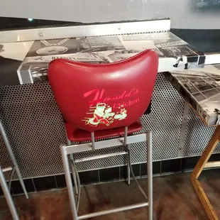 Embroided chairs nice touch