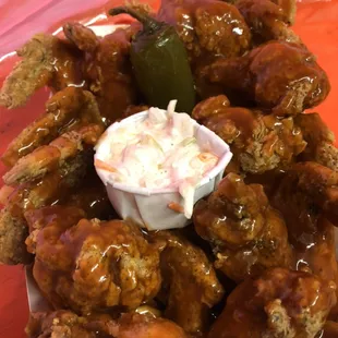 12 pcs with mild sauce