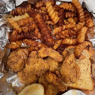 Shrimp and Fries Dinner