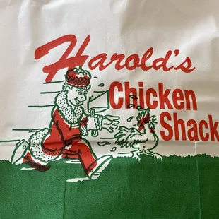 Logo on the bag