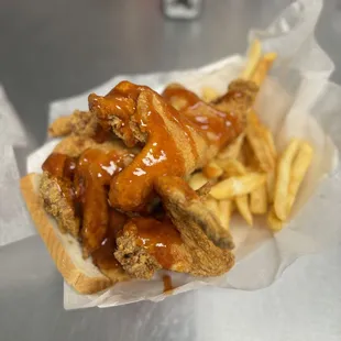 4 Piece Wing Dinner &quot;Mild Sauce&quot;