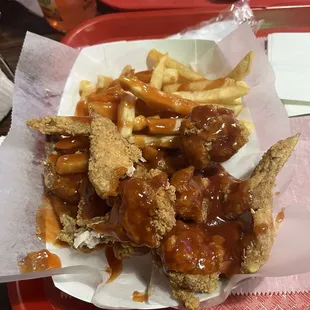 Wings with sauce