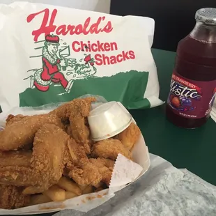 Fried Chicken and Fries..