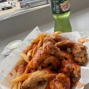 6 wings mild sauce &amp; pepper