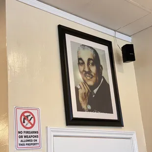 Photo of the Founder in every store