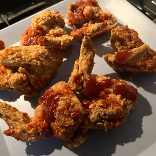 Bucket of Refried Chicken Wings 25pc! Like really?!