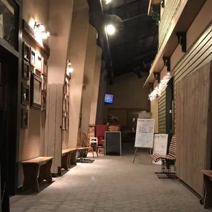 the inside of the store