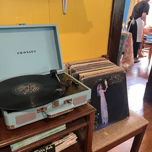 Turntable serenades guests