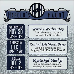 An example of the events they do!