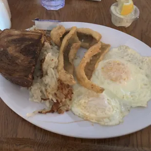Perch and Eggs Breakfast $10 simply outstanding.