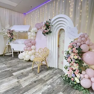 Backdrop, candy cart and decor by Bay Area Event Rentals LLC 510-402-3002   Venue Haroon Afghan Cuisine
