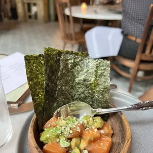 Salmon poke bowl