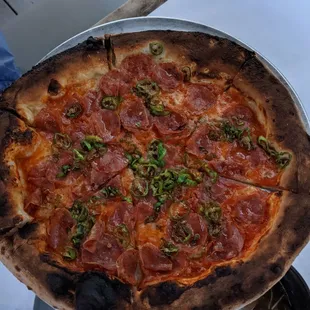 Spicy Soppressata Pizza