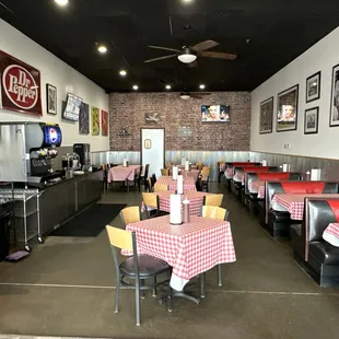 Dining Area at the New Overland Park Location