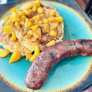 Blueberry white cheddar sausage