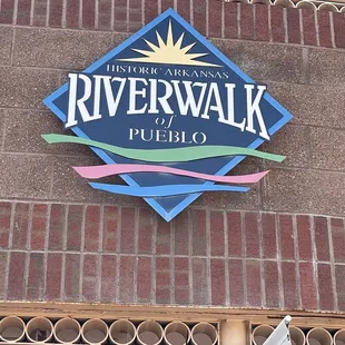 Riverwalk sign
