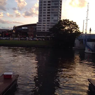 Looking at river