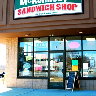 a sandwich shop