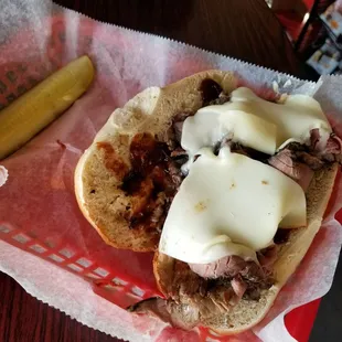 6" Boston (Roast Beef, melted American and BBQ sauce)