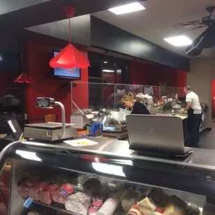 interior, sushi and sashimi