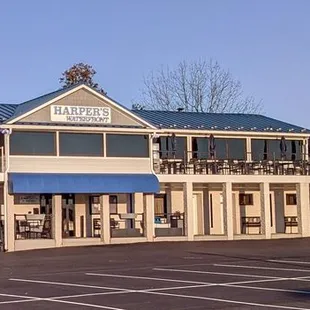 the exterior of the restaurant