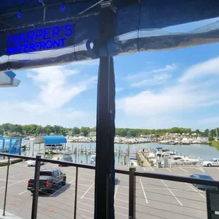 Marina view from outside bar deck