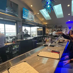 Menu Orange crushes Blueberry sorbet