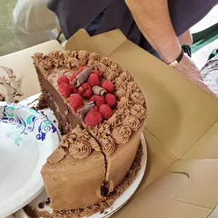Steve&apos;s birthday cake