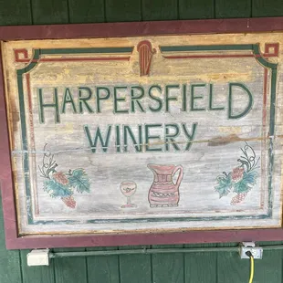 the sign