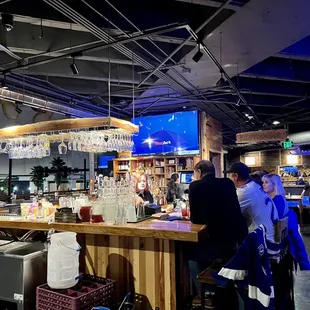 Upstairs bar