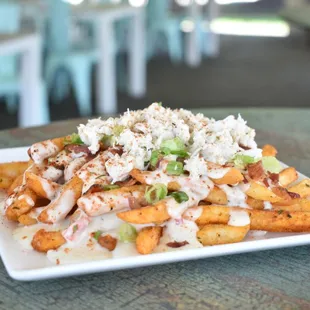 Loaded She Crab Fries