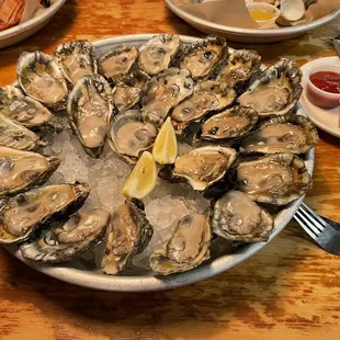 A peck of local oysters