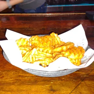 Waffle fries