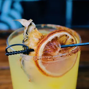 Smoked Pineapple jalapeño Margarita